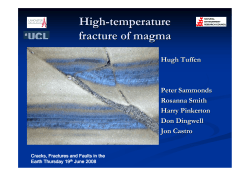 High-temperature fracture of magma