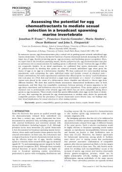 1 - Proceedings of the Royal Society B
