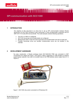SPI Communication with SCC1300