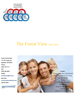 Newsletter - Forest View Dental