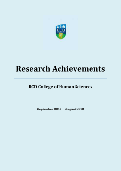 Research Successes - University College Dublin