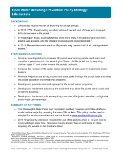 Life Jackets - Seattle Children`s Hospital