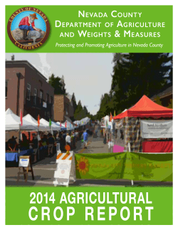 2014 Crop Report