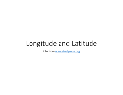 Longitude and Latitude