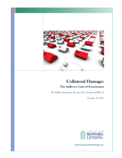 Collateral Damage: The Spillover Costs of Foreclosures