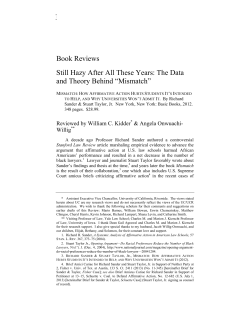 Mismatch - Texas Law Review