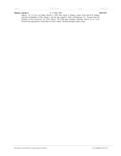 historic and obituaries prior to 2015 beginning with “D”