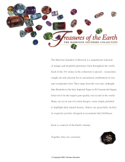 of unique and beautiful gemstones from throughout the