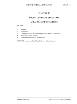 Council of Legal Education Act