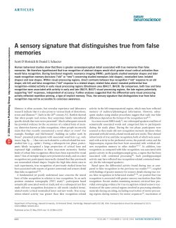 (2004). A sensory signature that distinguishes true from false