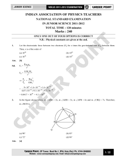 INDIAN ASSOCIATION OF PHYSICS