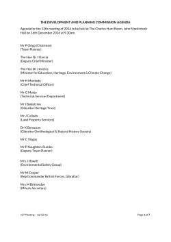 Agenda for the 12th meeting of 2016