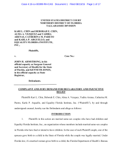 Read the complaint. - National Center for Lesbian Rights