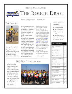 THE ROUGH DRAFT - Fresno Cycling Club