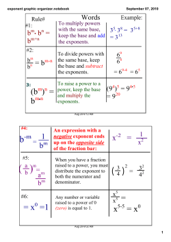 exponent graphic organizer.notebook