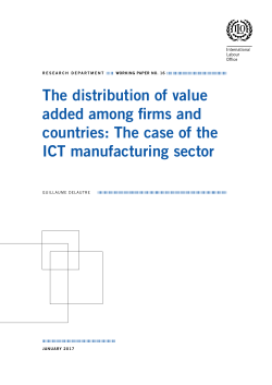 The distribution of value added among firms and countries: The