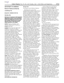 Federal Register/Vol. 79, No. 126/Tuesday, July 1, 2014/Rules