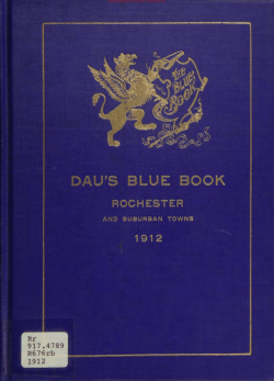 Dau`s Blue Book 1912 - Monroe County Library System