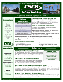 July 2011 - Brazosport Safety Council