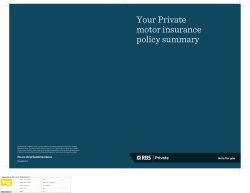 Car Insurance Policy Summary