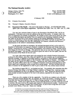 Operation Just Cause - National Security Archive