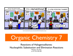 Reactions of Halogenoalkanes: Nucleophilic Substitution and