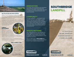 the Southbridge Landfill