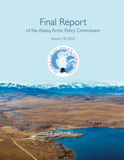 Final Report - Alaska Arctic Policy Commission