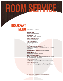 ROOM SERVICE - Indigo Sky Casino