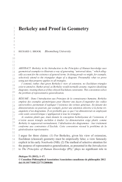 Berkeley and Proof in Geometry
