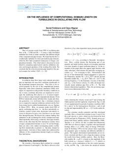 on the influence of computational domain length