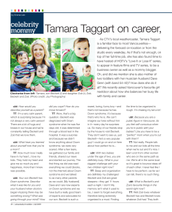 Tamara Taggart on career, marriage