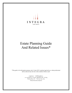 to the Free Estate Planning Guide