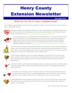 Henry County Extension Newsletter - County Offices