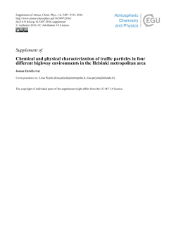 Supplement - Atmos. Chem. Phys