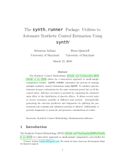synth_runner - UMD Econ - University of Maryland