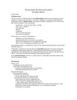 Gatsby Lecture notes