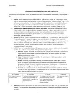 Scoring Guide