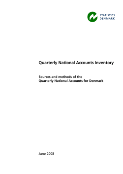 Quarterly National Accounts Inventory