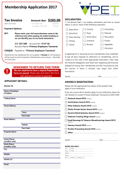 2017 form - Primary Employers Tasmania