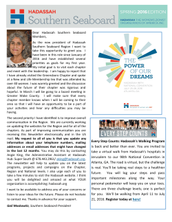 Every Step Counts: Hadassah`s Walking Program is back and better