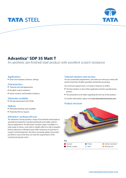 Advantica SDP35 Matt T Datasheet