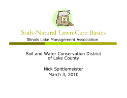 Soils-Natural Lawn Care Basics - Illinois Lakes Management