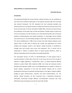 Mixed affinities in contested borderlands Ant&iacute;a