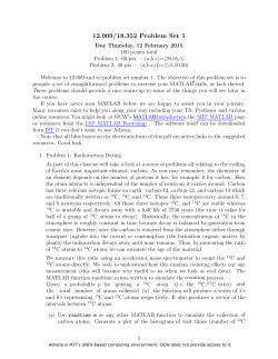 Assignments 1 - MIT OpenCourseWare