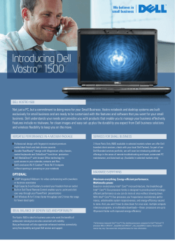Introducing Dell Vostro&trade; 1500 - Crash-bg
