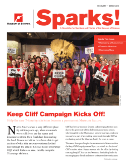 Keep Cliff Campaign Kicks Off!