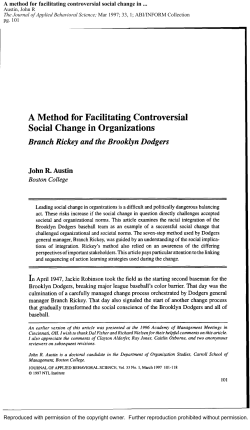 A Method for Facilitating Controversial