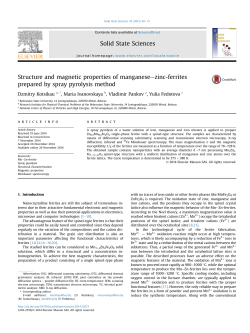 Structure and magnetic properties of manganese-zinc