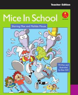 Mice In School alphakids